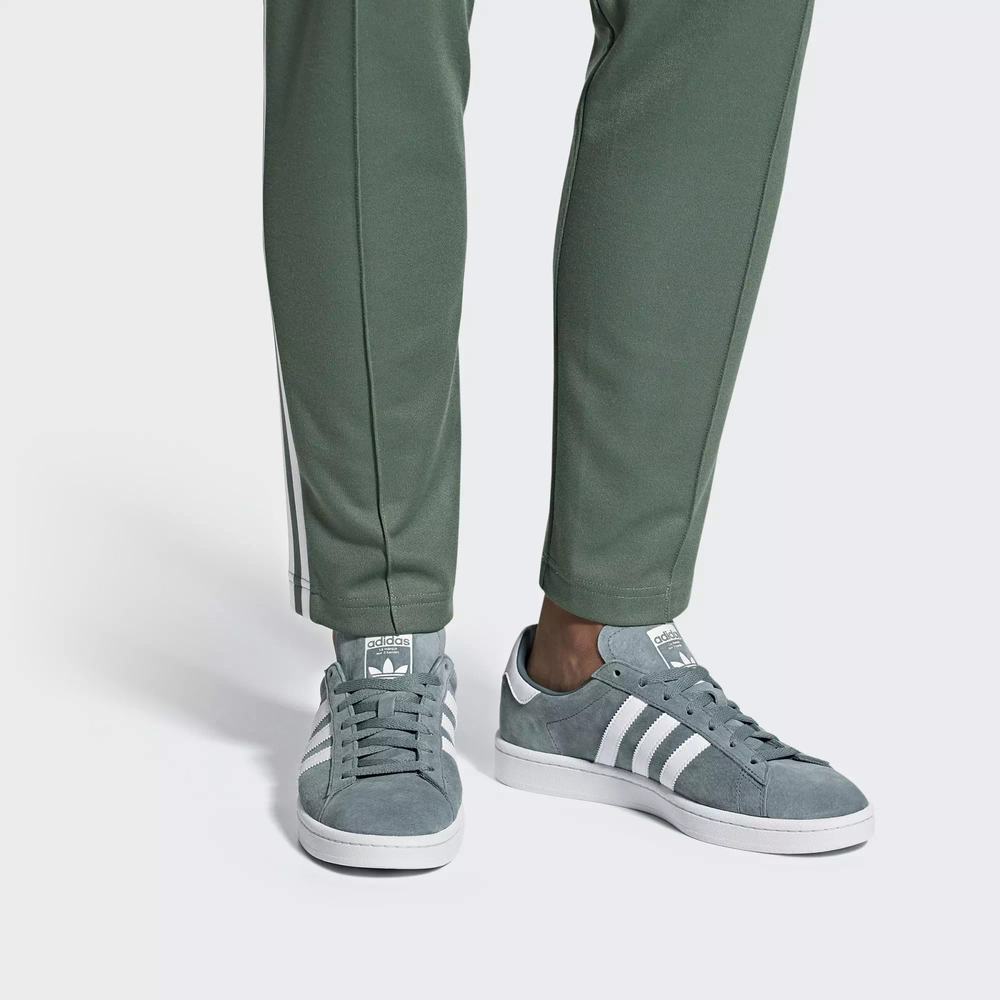 Adidas Campus Tenis Verdes Para Hombre (MX-78261)